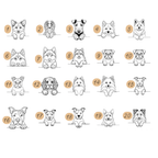 Personalisiertes Hundebild aus Holz im Acryl-Rahmen (rechteckig)