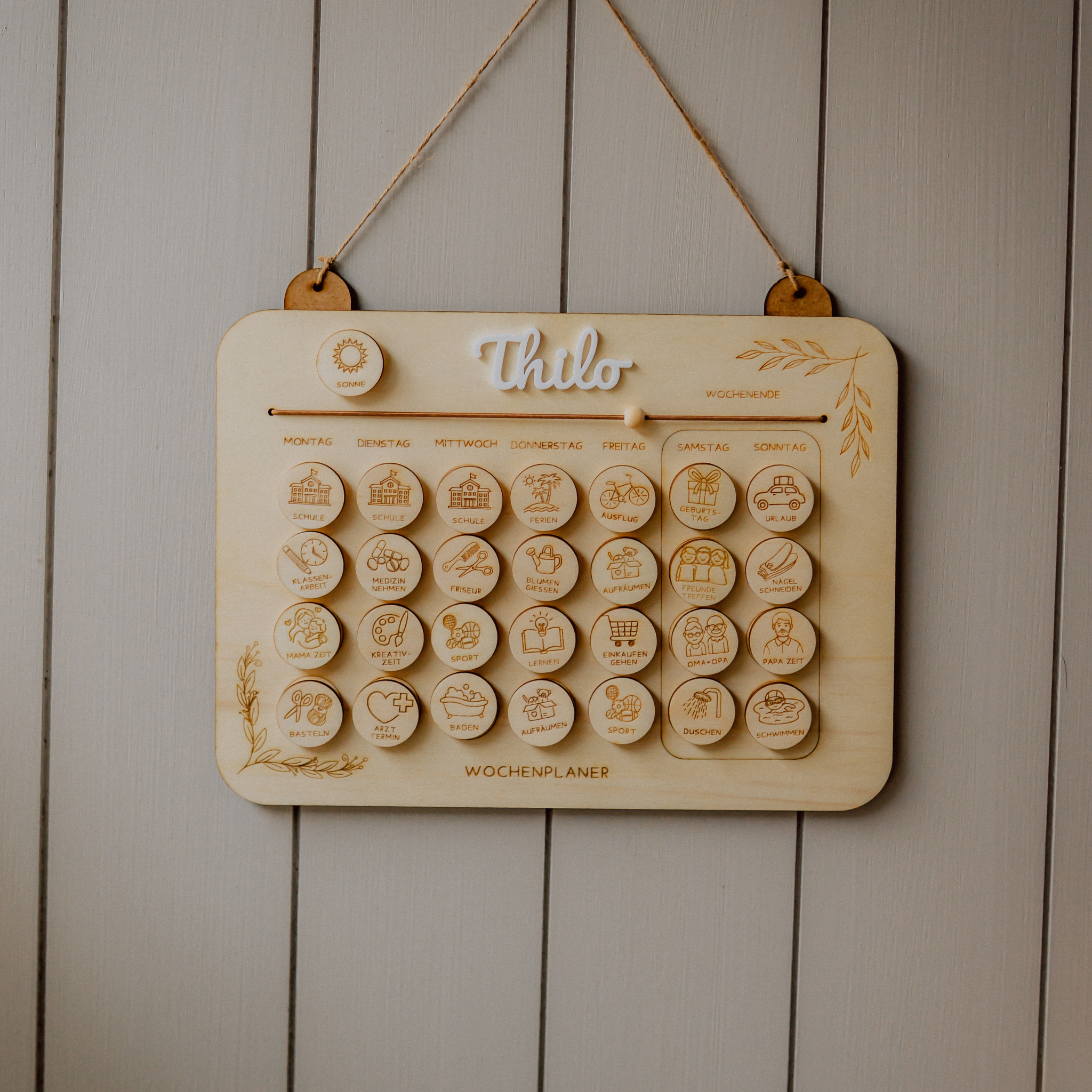 Wochenplaner für Kindergarten- & Schulkinder