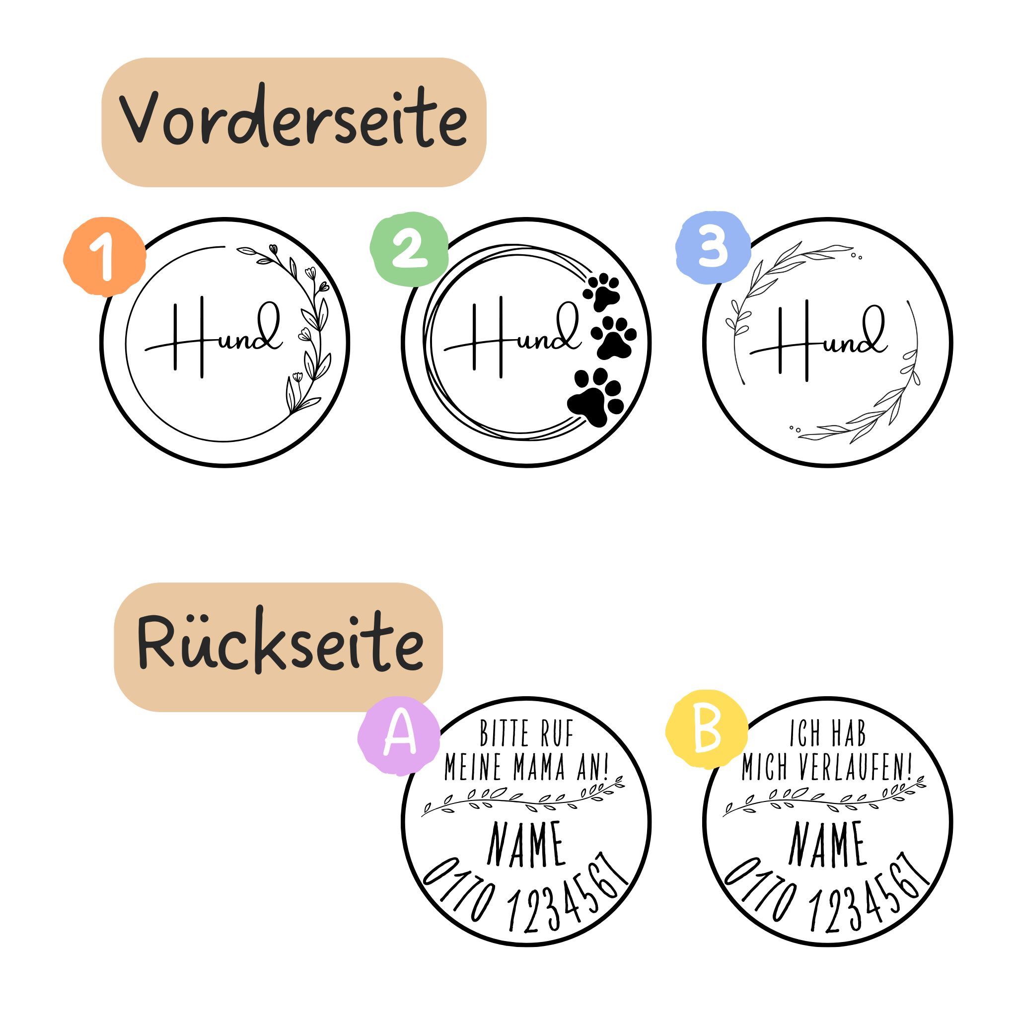 Hundemarke personalisiert