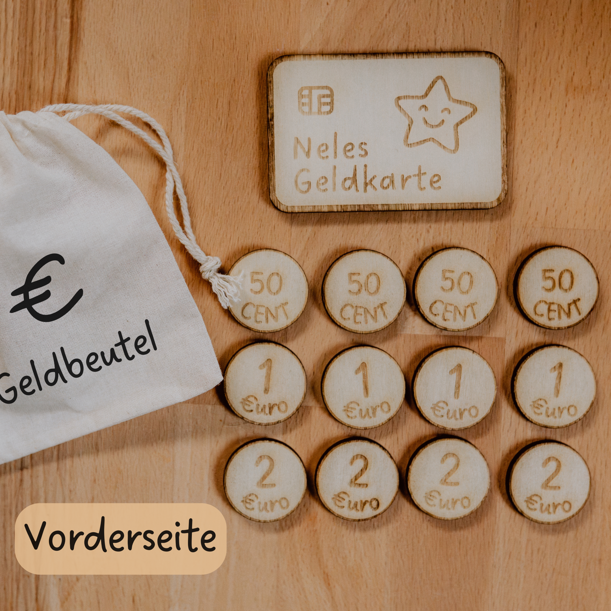 Geldbeutel mit Spielgeld & Geldkarte