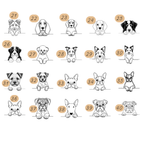 Personalisiertes Hundebild aus Holz im Acryl-Rahmen (rechteckig)