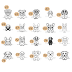 Personalisiertes Hundebild aus Holz im Acryl-Rahmen (rechteckig)