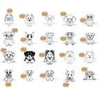 Personalisiertes Hundebild aus Holz im Acryl-Rahmen (rechteckig)