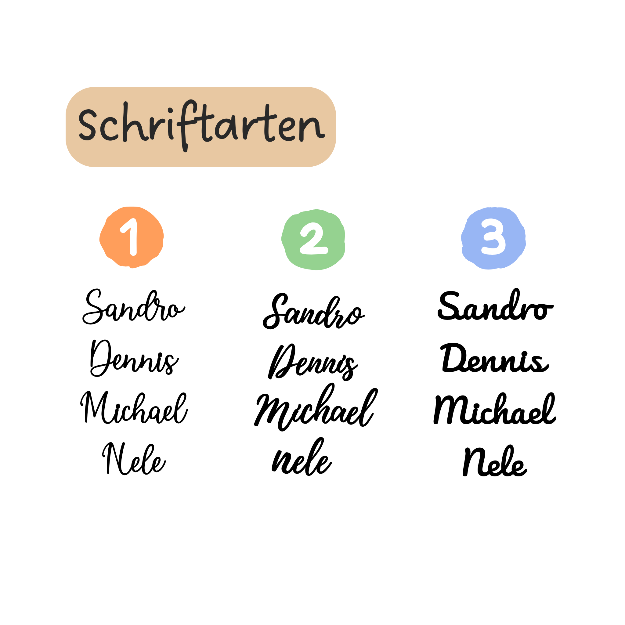 Platzkarte / Gastgeschenk - Acryl