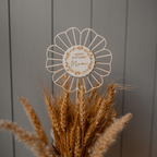 Geburtstagsblume, die nicht verwelkt - langlebiger Blumenschmuck / Cake Topper