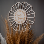 Holzblume, die nicht verwelkt - langlebiger Blumenschmuck / Cake Topper