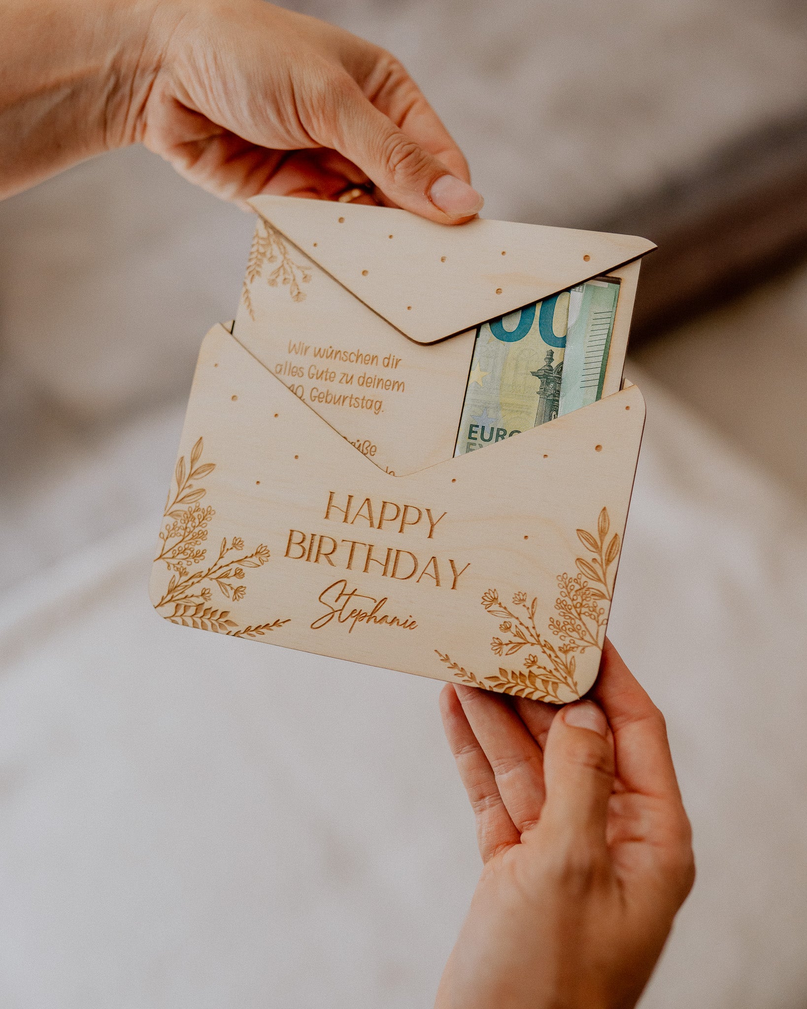 Geldgeschenk - Happy Birthday "Chic"