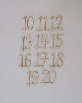 "Zahlen 10-20" Erweiterung für alle Holzkränze