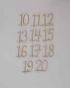 "Zahlen 10-20" Erweiterung für alle Holzkränze