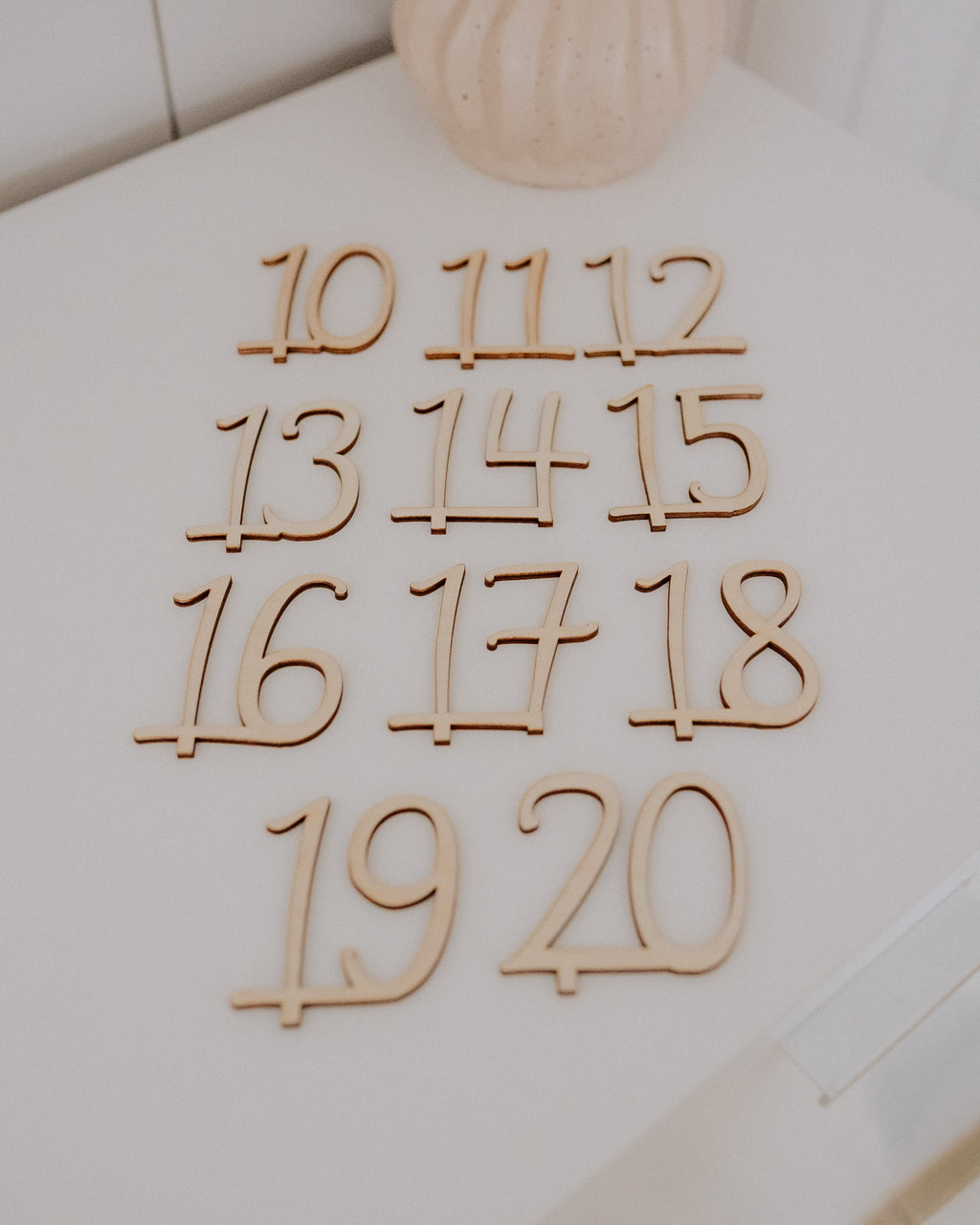 "Zahlen 10-20" Erweiterung für alle Holzkränze