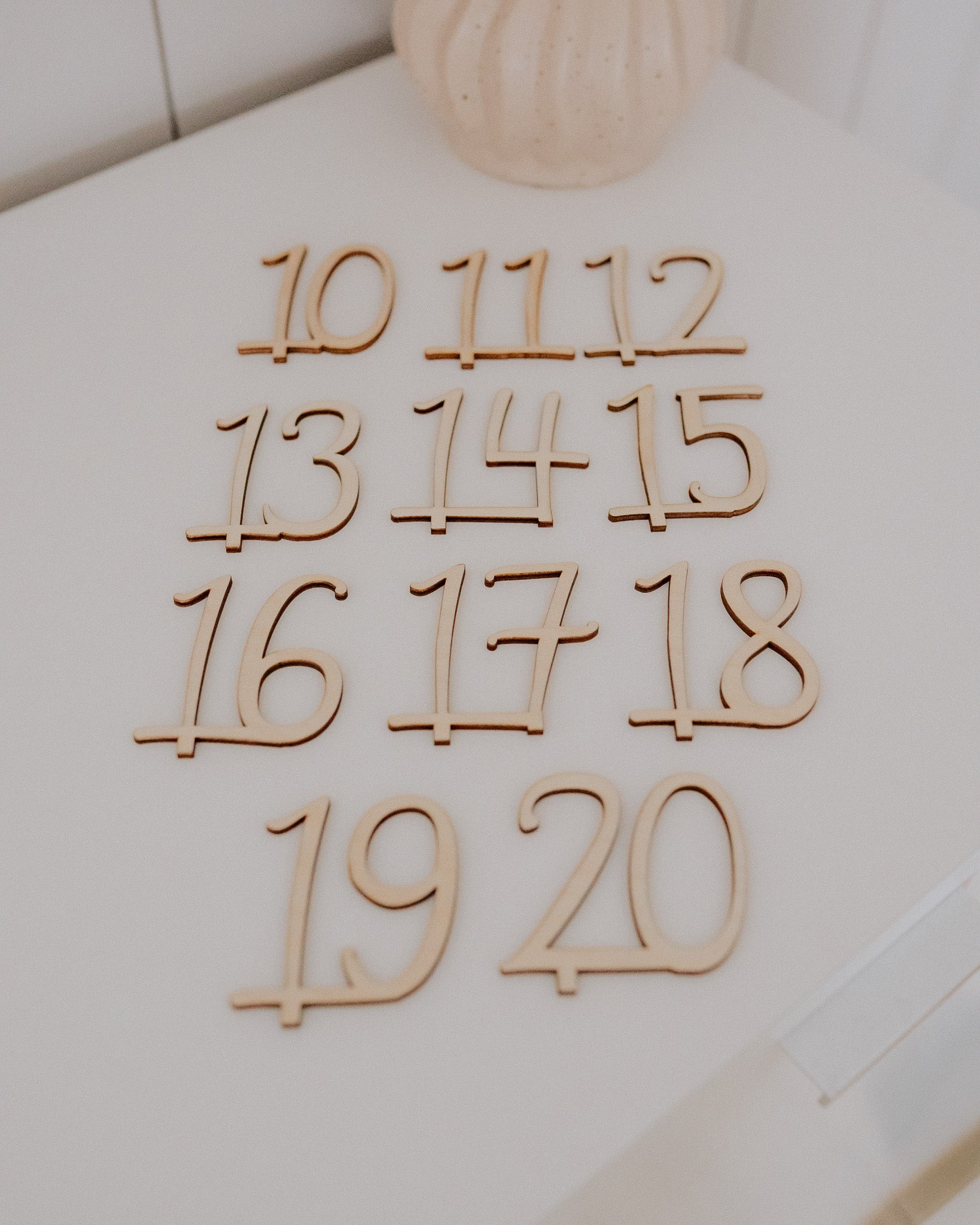 "Zahlen 10-20" Erweiterung für alle Holzkränze