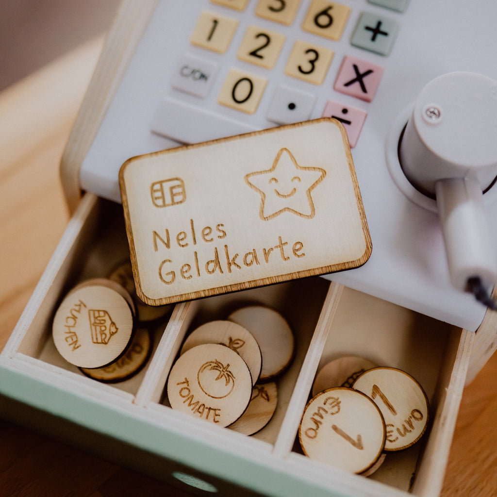 Geldbeutel mit Spielgeld & Geldkarte