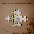 Du bist unser Mittelpunkt - Puzzle Dekoration