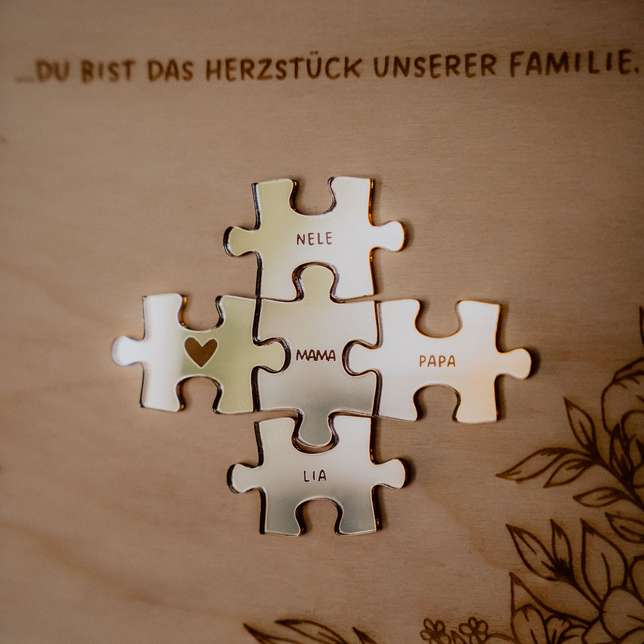 Du bist unser Mittelpunkt - Puzzle Dekoration