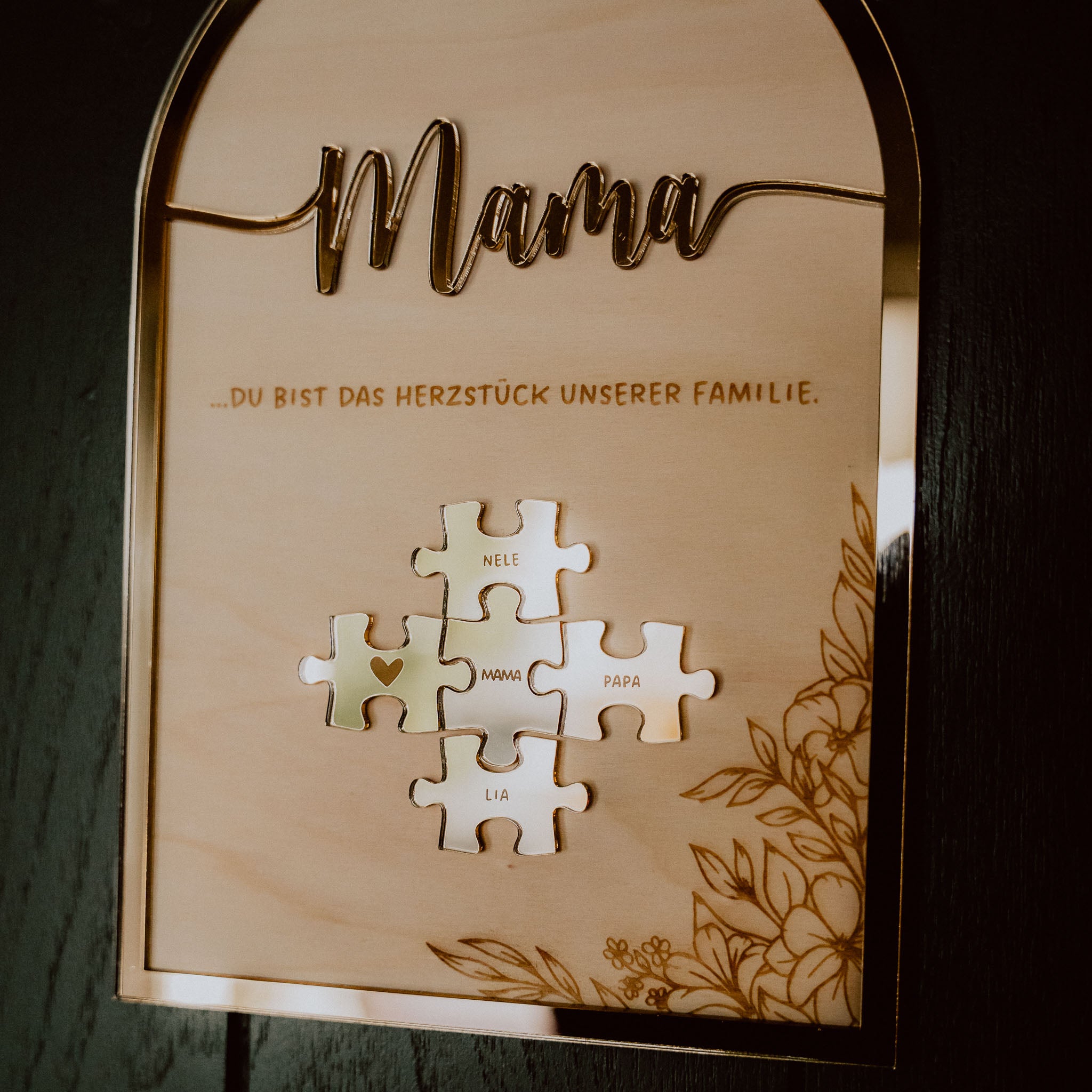 Du bist unser Mittelpunkt - Puzzle Dekoration