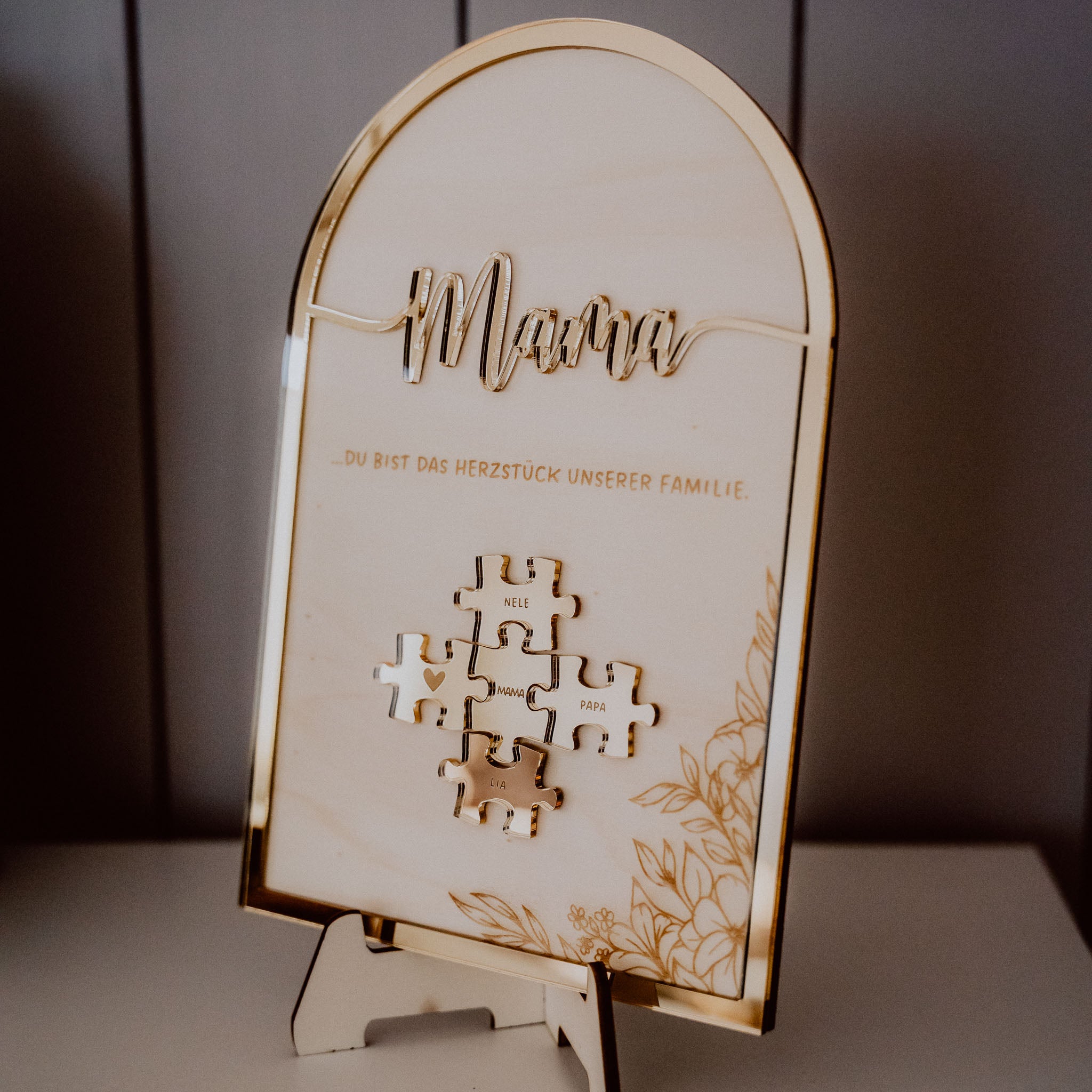 Du bist unser Mittelpunkt - Puzzle Dekoration