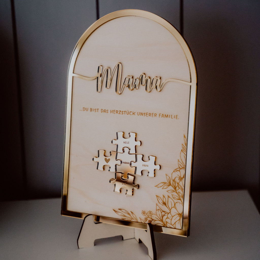 Du bist unser Mittelpunkt - Puzzle Dekoration