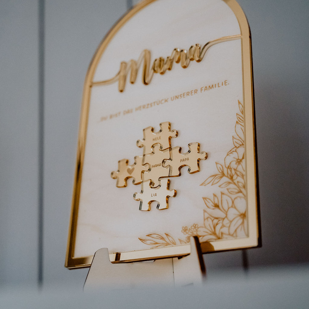 Du bist unser Mittelpunkt - Puzzle Dekoration