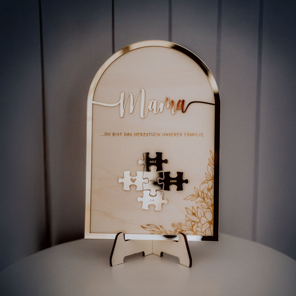 Du bist unser Mittelpunkt - Puzzle Dekoration