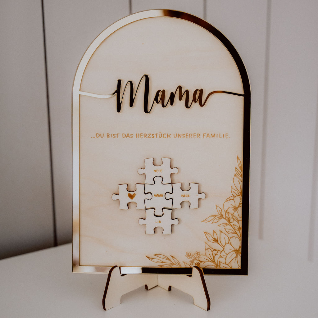 Du bist unser Mittelpunkt - Puzzle Dekoration