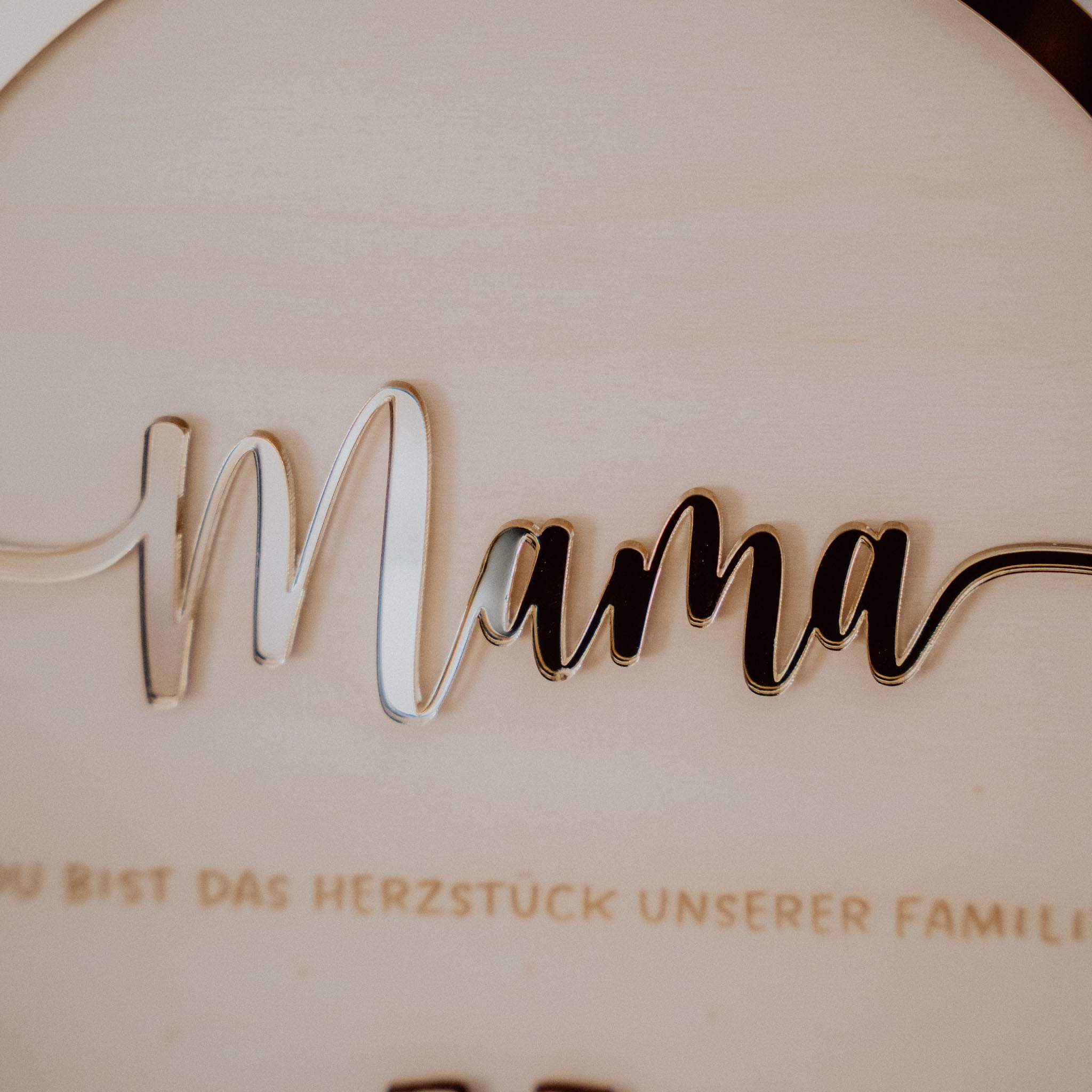 Du bist unser Mittelpunkt - Puzzle Dekoration