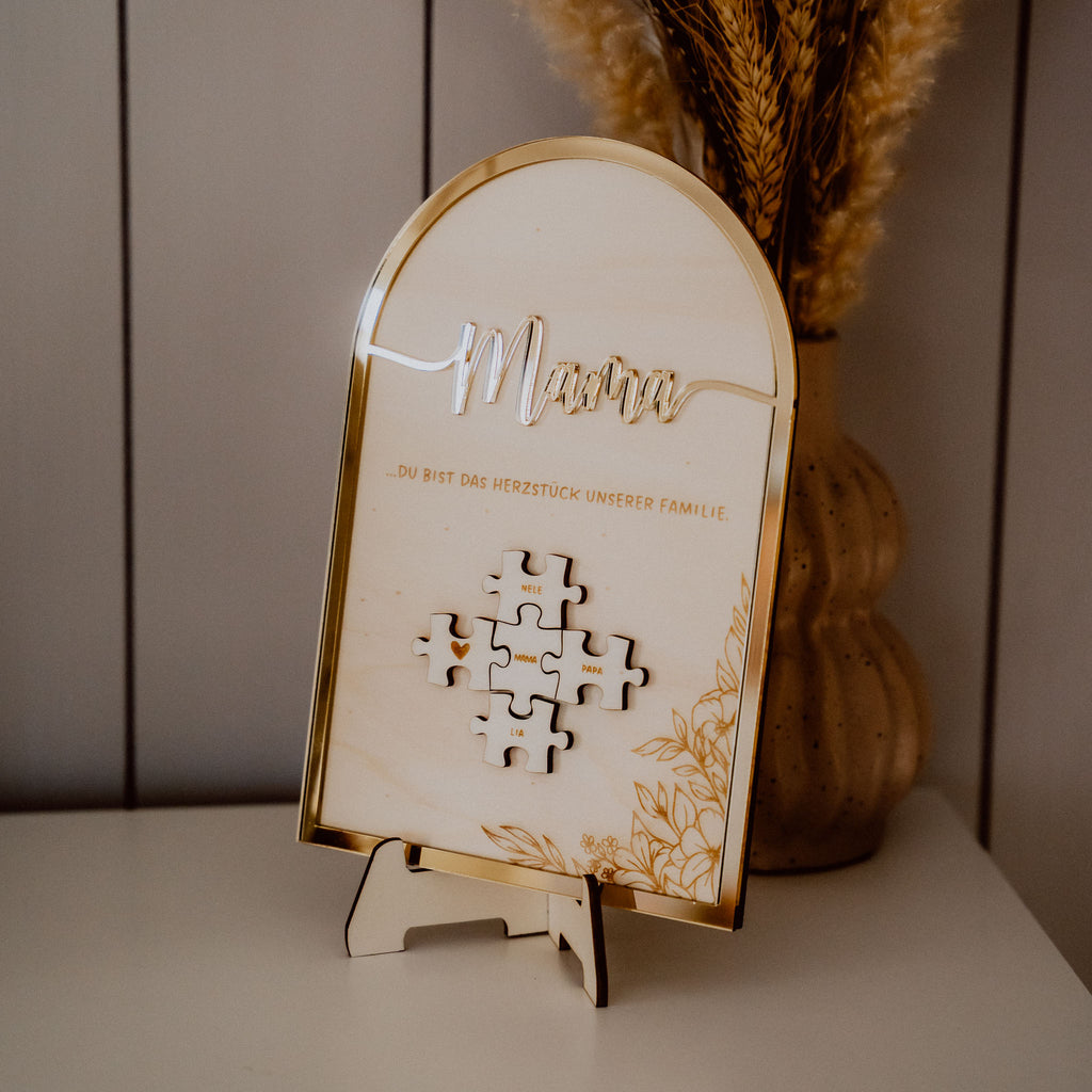 Du bist unser Mittelpunkt - Puzzle Dekoration
