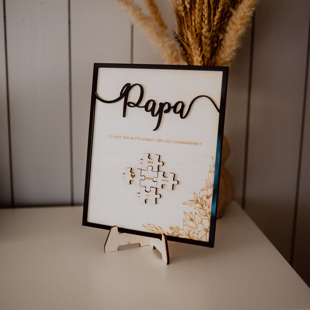 Du bist unser Mittelpunkt - Puzzle Dekoration