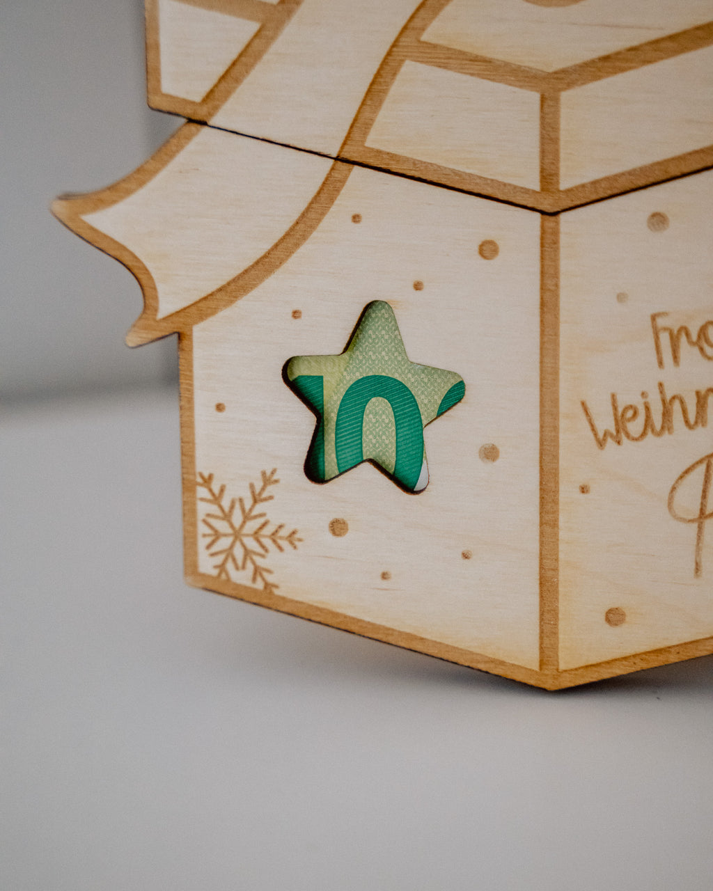 Geldgeschenk - "Frohe Weihnachten" mit persönlicher Nachricht
