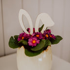 Hasenohren Deko-Stecker für Blumen und Kuchen