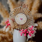 "AIYG IWGWY - AIYD IWDWY" Holzblume - Cake Topper