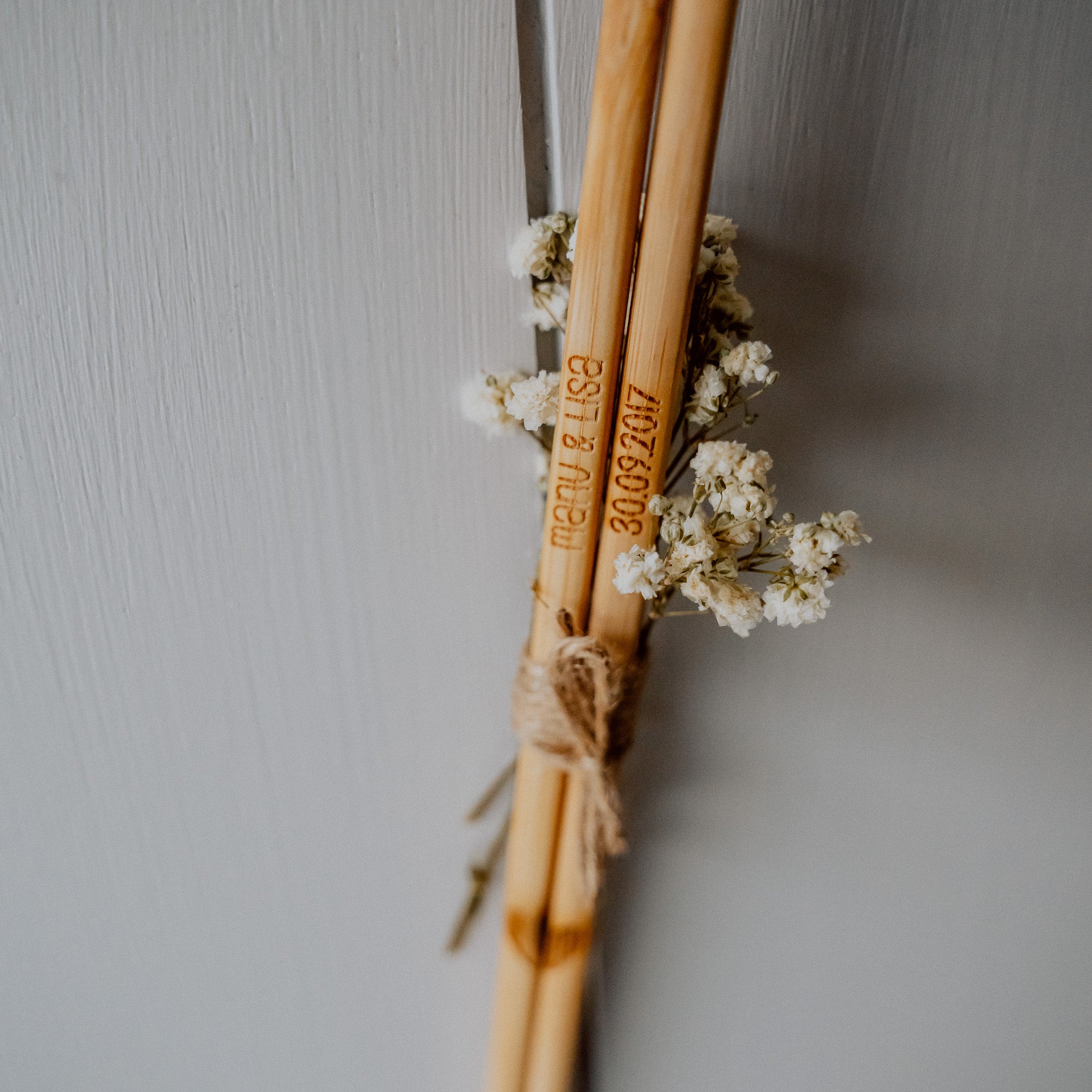 Sushi-Stäbchen aus Bambus - personalisiert