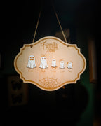 Geister-Familie – personalisierte Halloween-Deko