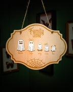 Geister-Familie – personalisierte Halloween-Deko