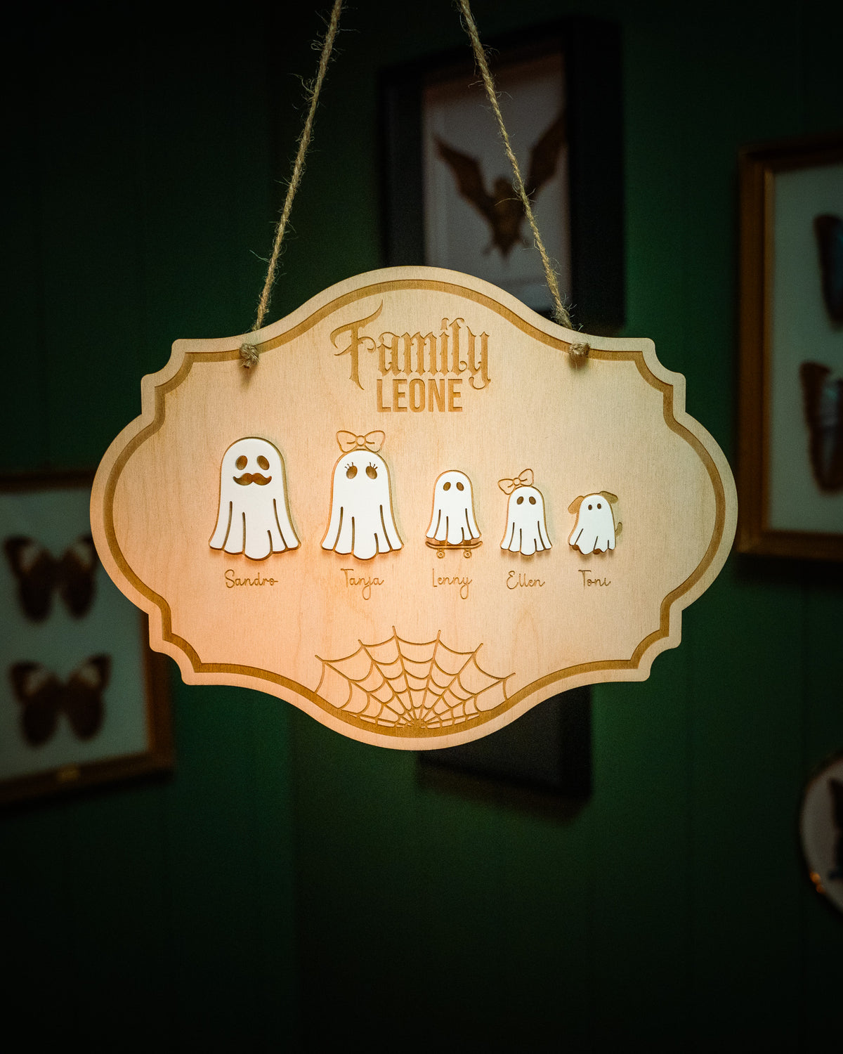 Geister-Familie – personalisierte Halloween-Deko