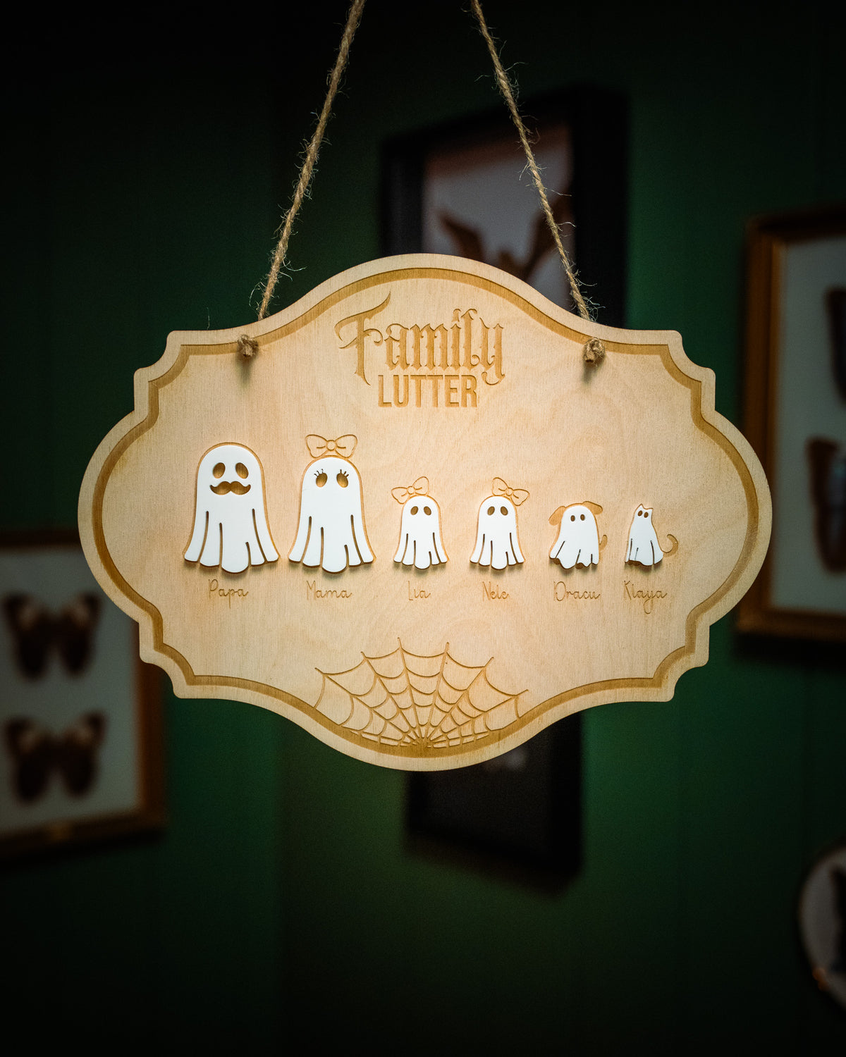 Geister-Familie – personalisierte Halloween-Deko