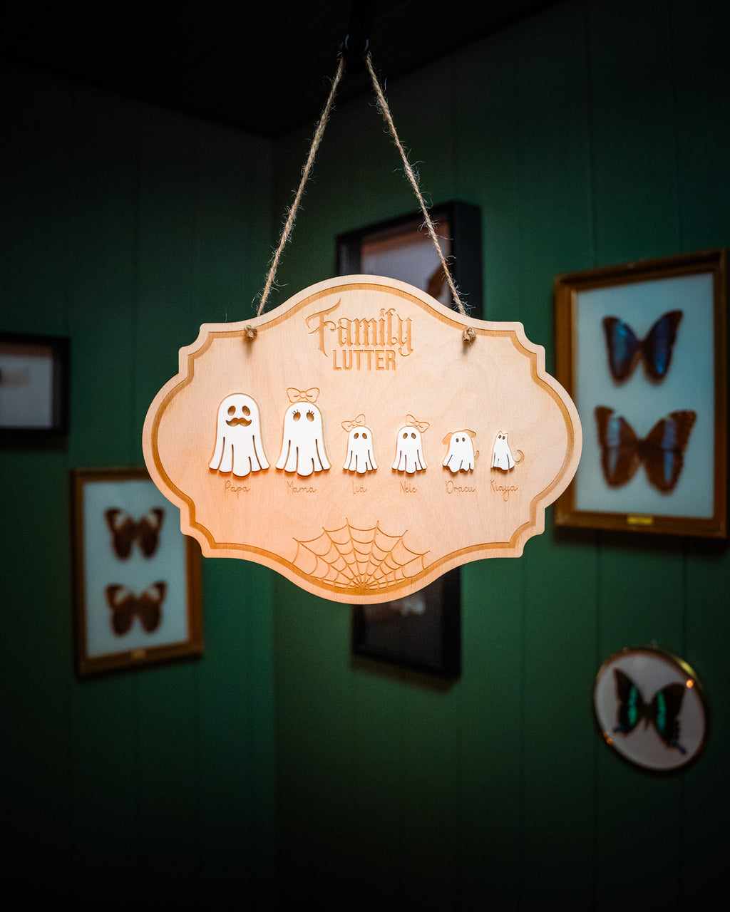 Geister-Familie – personalisierte Halloween-Deko