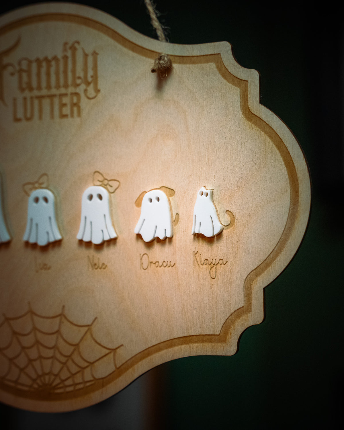 Geister-Familie – personalisierte Halloween-Deko