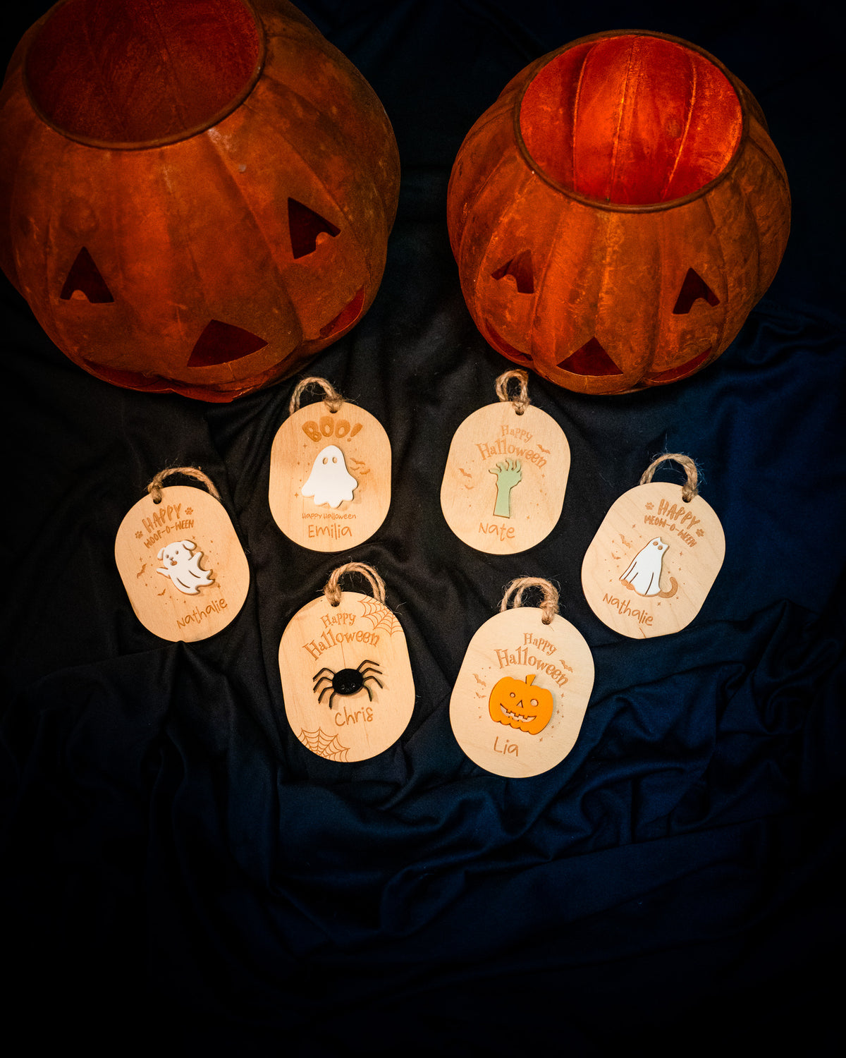 Halloween - Boo Basket Anhänger personalisiert