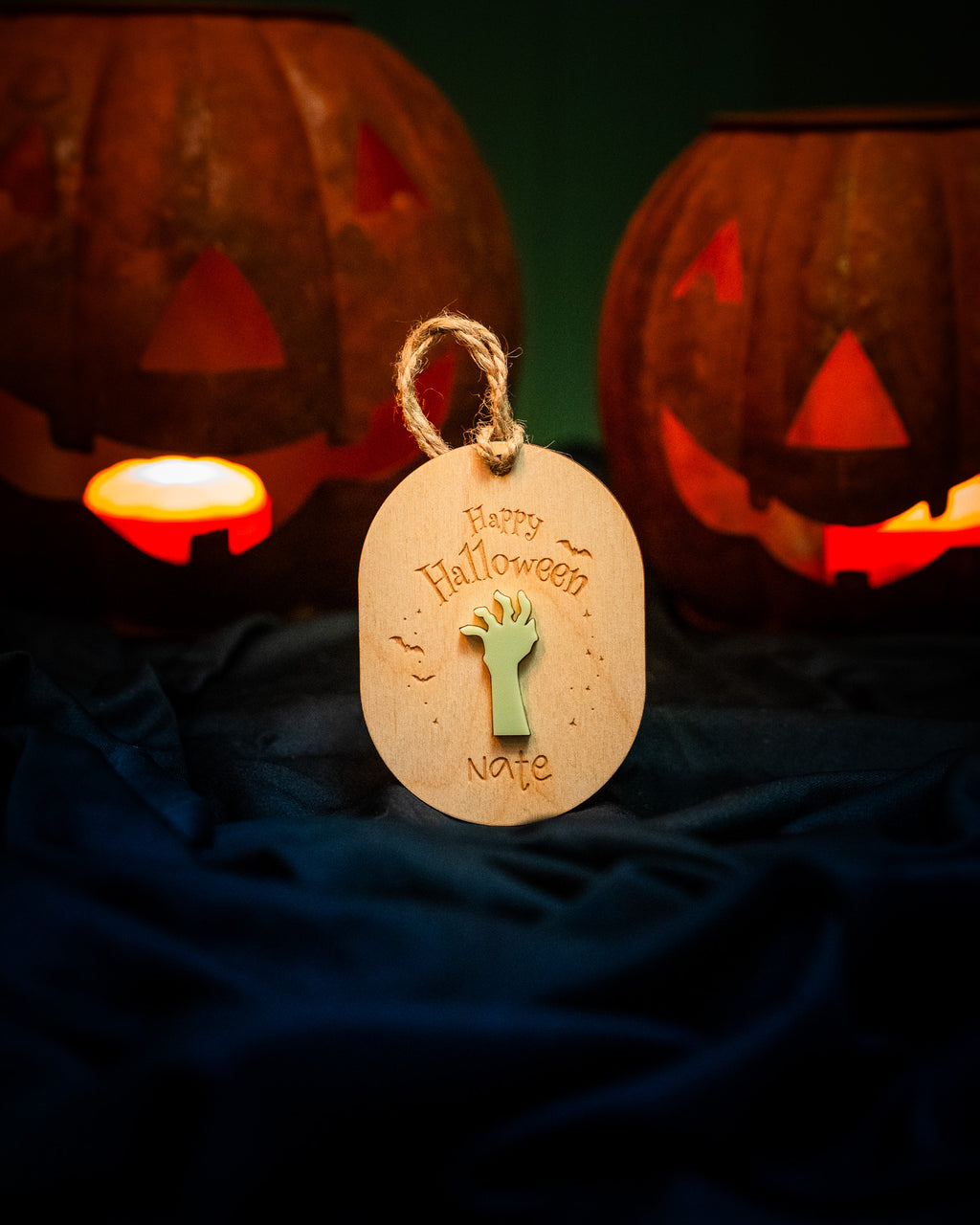 Halloween - Boo Basket Anhänger personalisiert