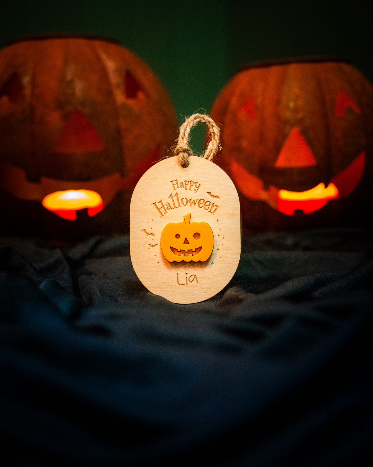 Halloween - Boo Basket Anhänger personalisiert