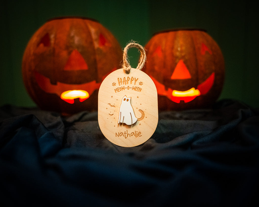 Halloween - Boo Basket Anhänger personalisiert
