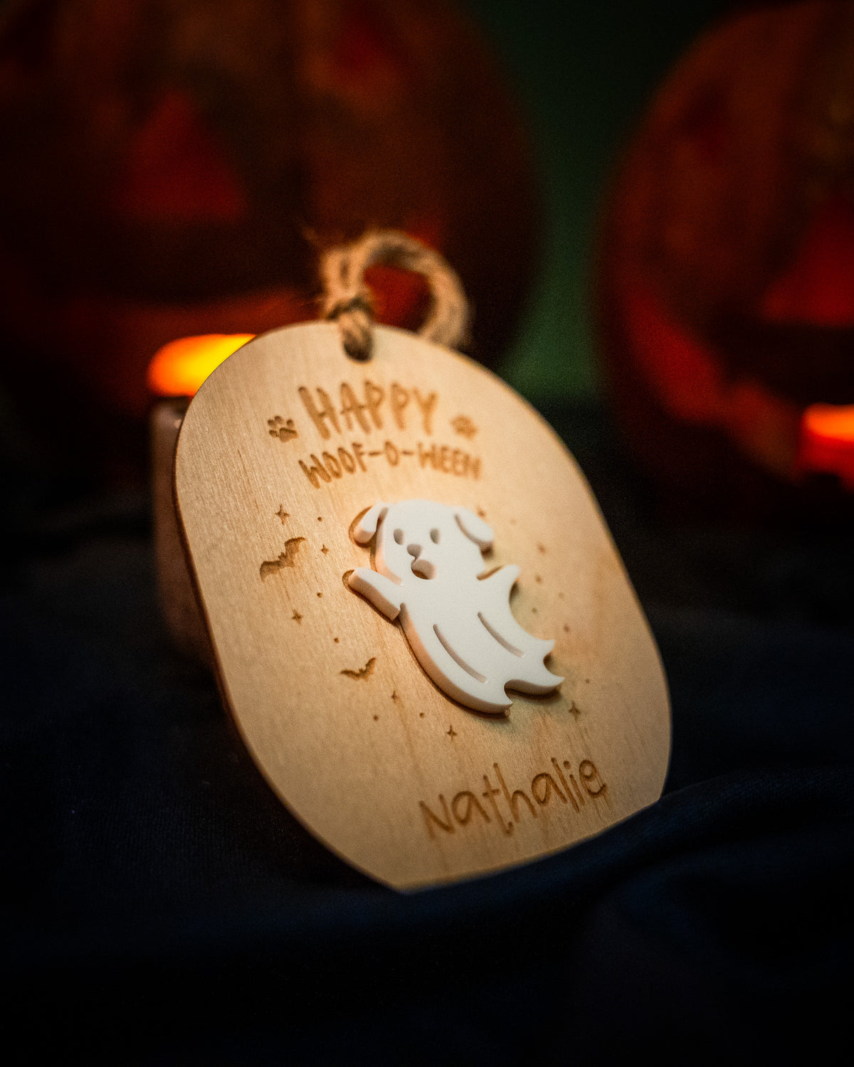 Halloween - Boo Basket Anhänger personalisiert