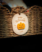 Halloween - Boo Basket Anhänger personalisiert