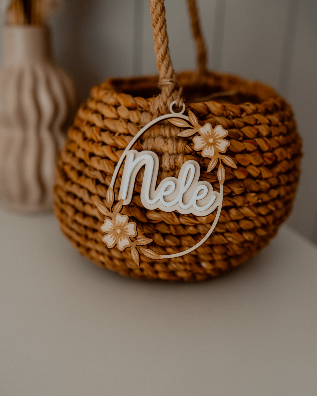 Personalisierter Osteranhänger Ei – mit Acryl Name