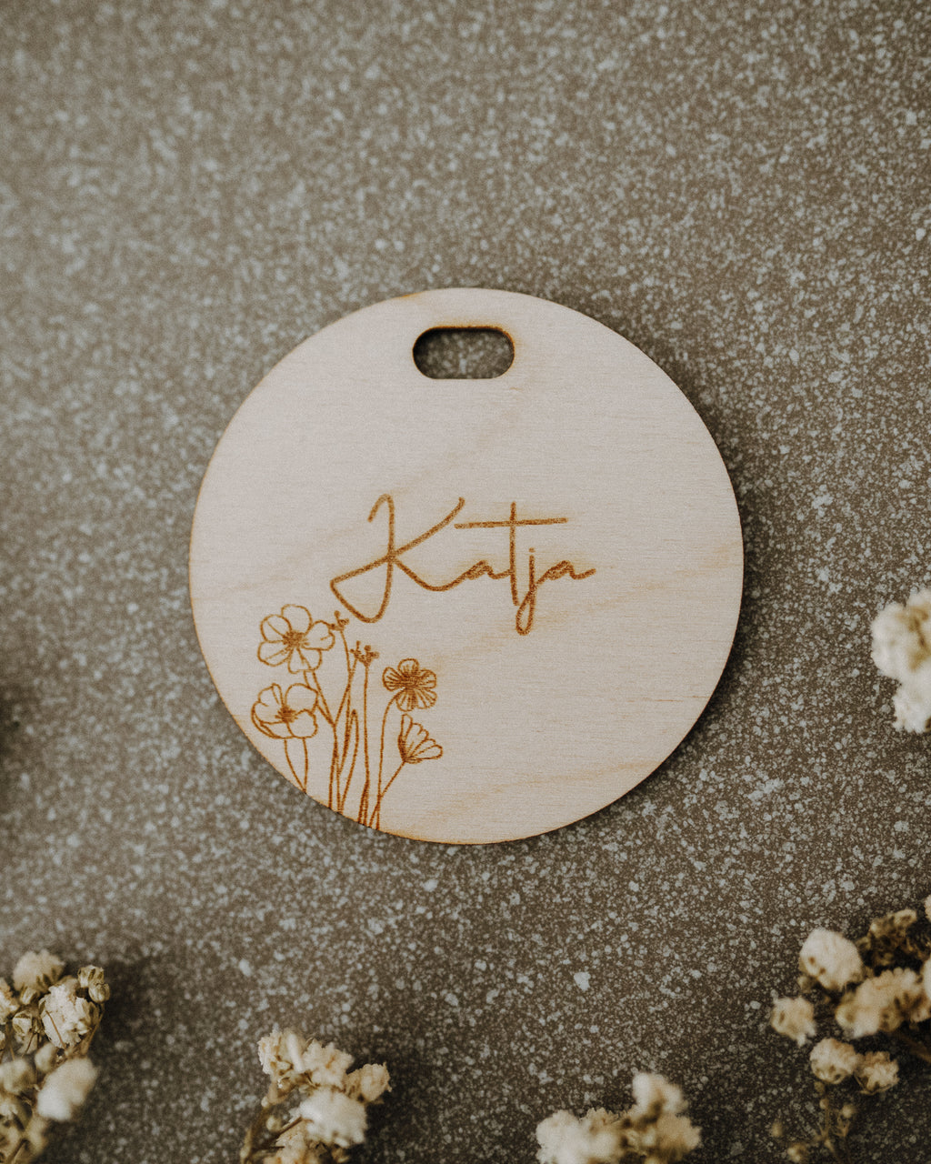 Platzkarte / Gastgeschenk - Holz