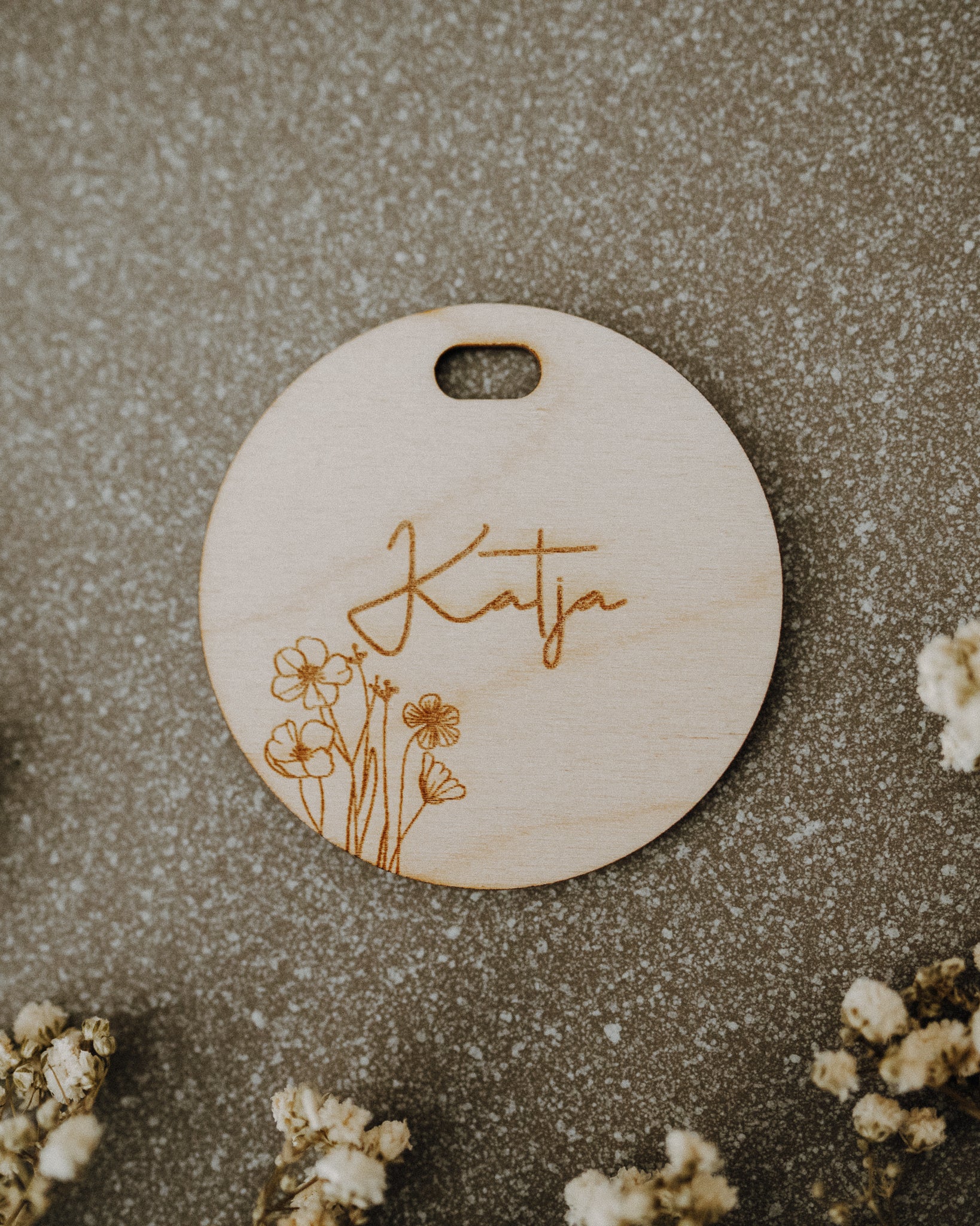Platzkarte / Gastgeschenk - Holz