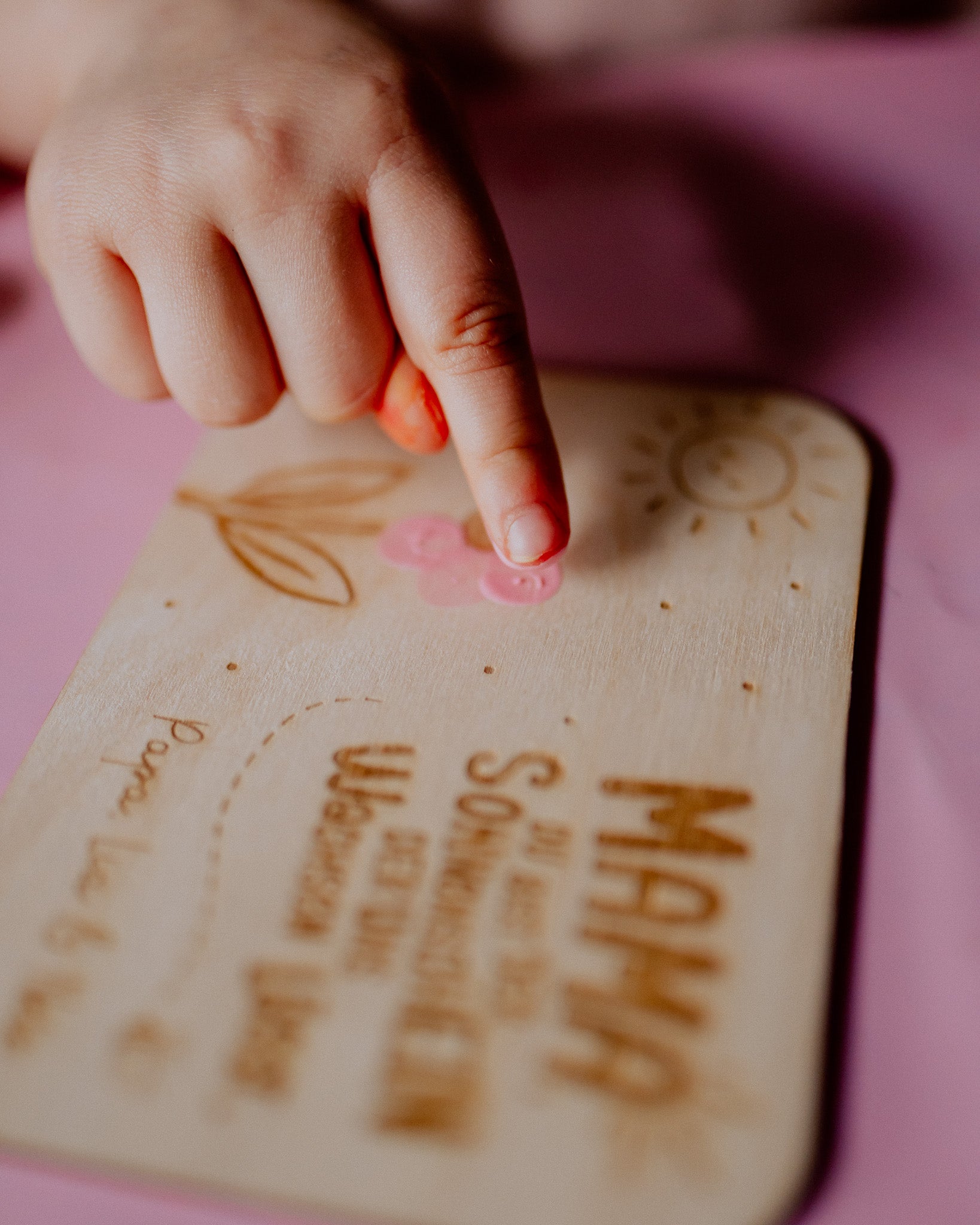 Grußkarte "Blume" für Mama, Papa, Oma & Opa