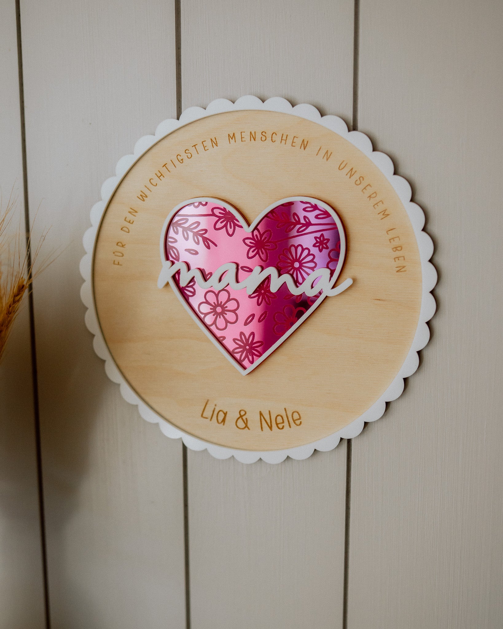 Für Mama - personalisiertes Herz