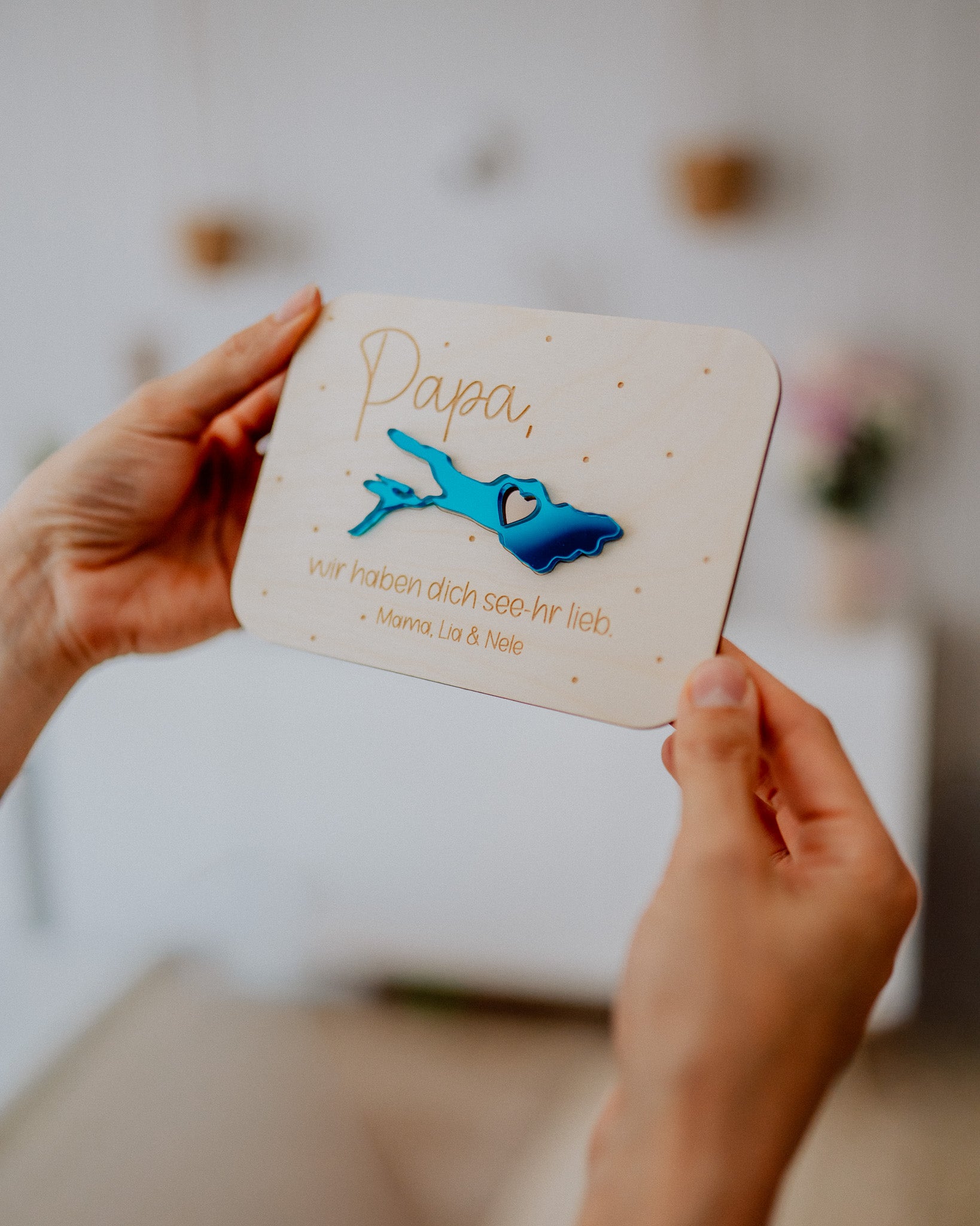 Grußkarte "Bodensee" für Mama, Papa, Oma & Opa