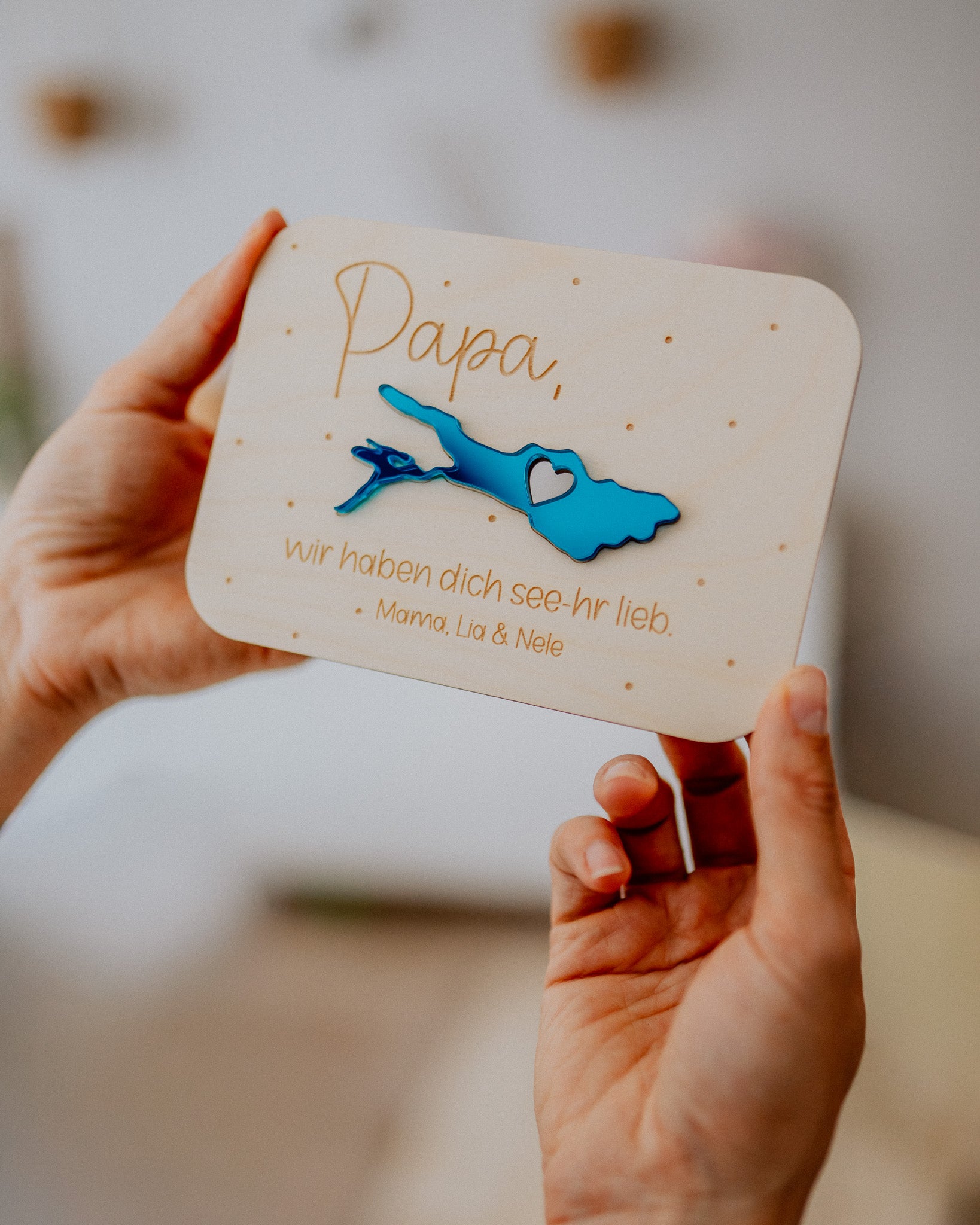 Grußkarte "Bodensee" für Mama, Papa, Oma & Opa